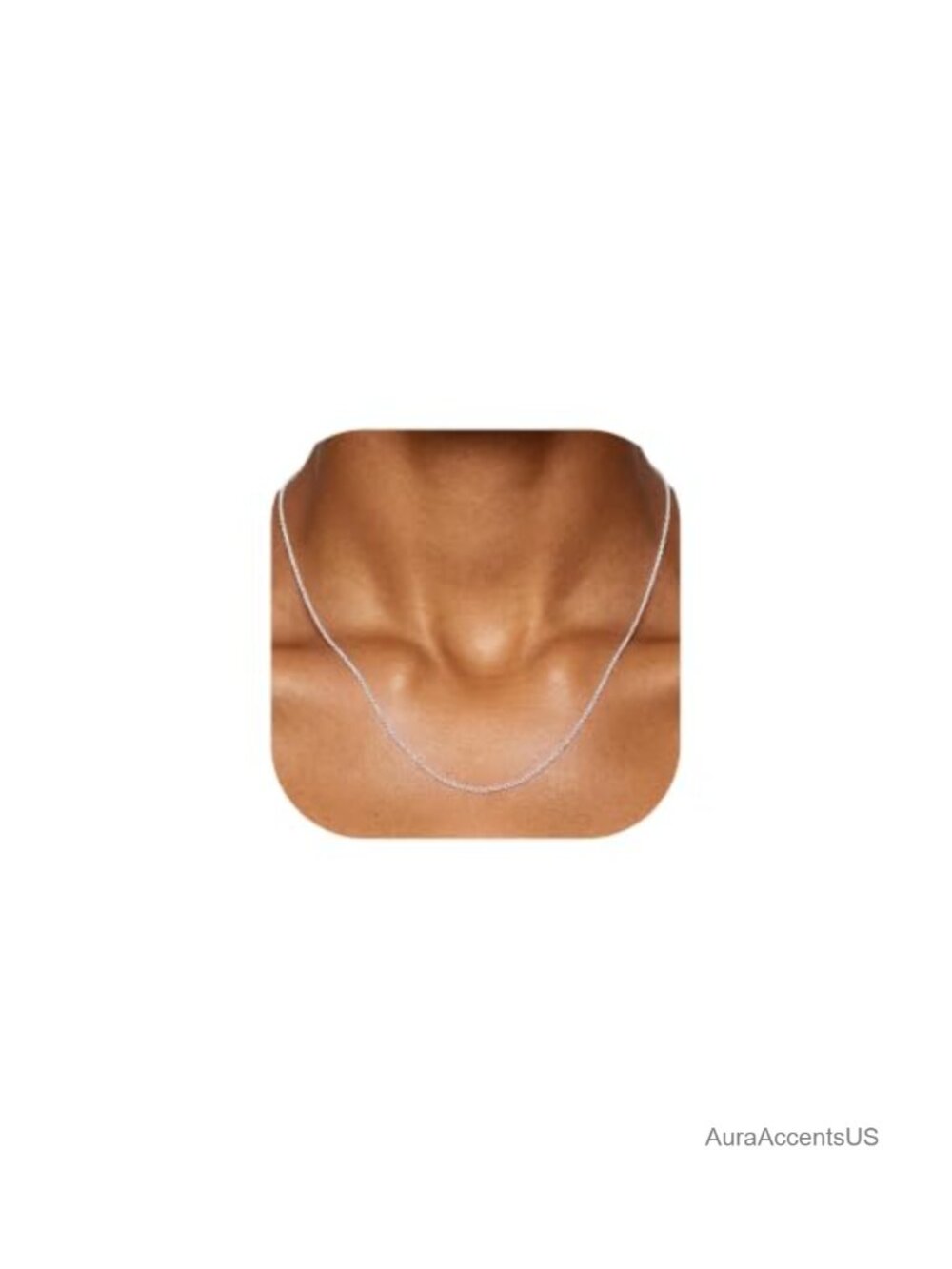 Women's Stainless Steel Cable Chain Necklace 14K Gold Plated Pendant Chain with